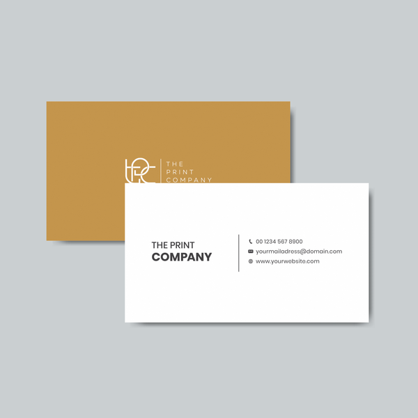 Business Cards 14Pt Writable + Aq (C1S)