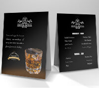 Tent Cards 14Pt + Matte Finish